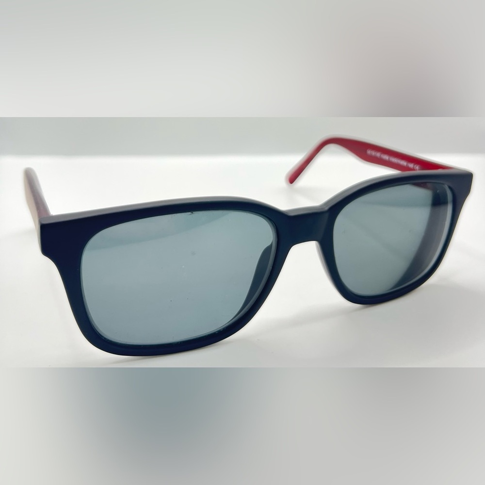 VE Soho 1021 Black Red Oval Sunglasses Frames Only